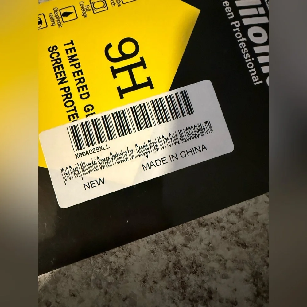 Milomdoi NEW UNOPENED Google Pixel 10 Pro Fold Tempered Glass Screen Protectors